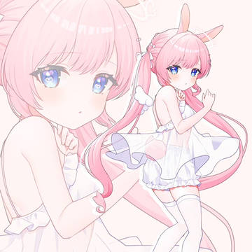 【お仕事】白兎ゆき様 グッズ用イラスト