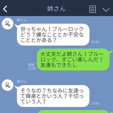 潔姉弟のらいん。