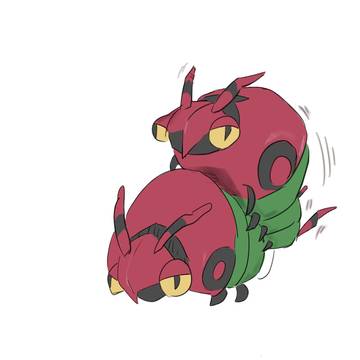 交尾するフシデ