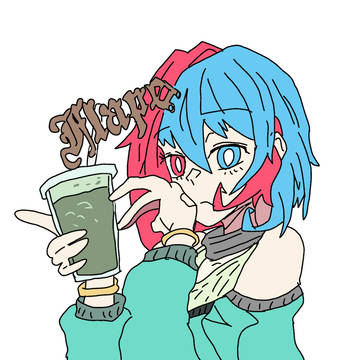 フラッペさんのサムネの女の子