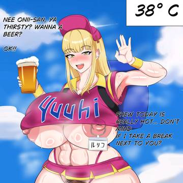 A hot day at the stadium