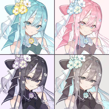 お花モチーフフリーアイコン