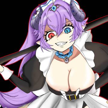 高圧な態度のメイドさん