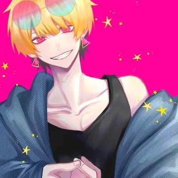 金髪男子