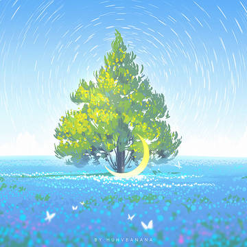 When Time Bloomed Blue