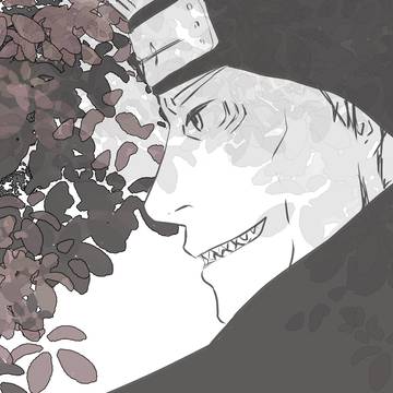 木の間に