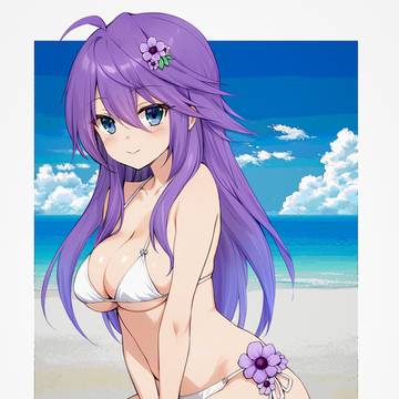アネモネちゃん水着イラスト