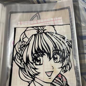 フルメタル・パニックのテレサ・テスタロッサ大佐の切り絵