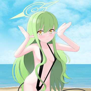 Hikari in a swimsuit 🤤