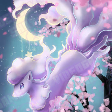 Alolan Ninetales Fanart
