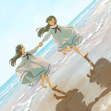 束の間の海