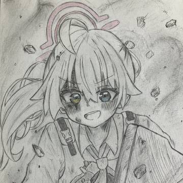 アナログ戦闘中ホシノ