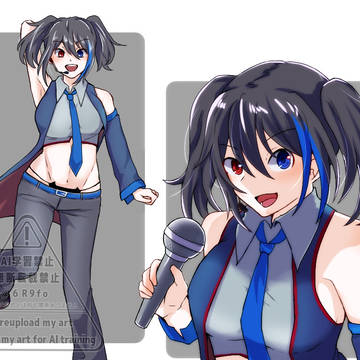 高身長巨乳オッドアイふたなり12歳児!?