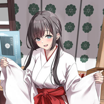 巫女のバイトを始めた先輩