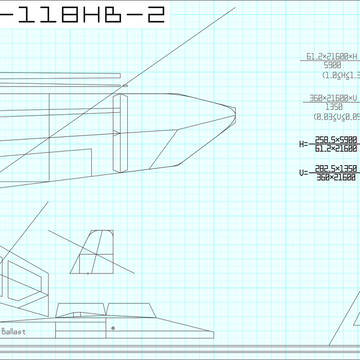 TPP-118HB-2 設計図・三面図