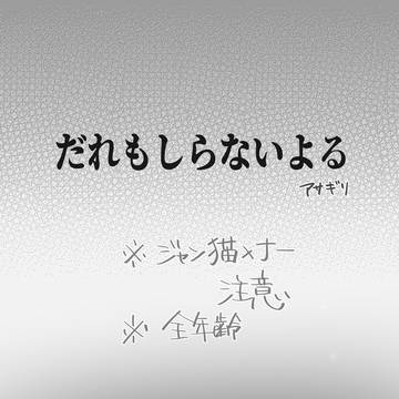 だれもしらないよる