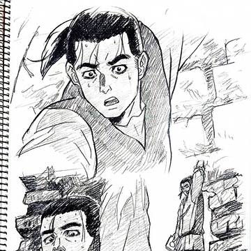 チ。５話　模写