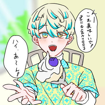 🐝🤣くんとケーキ🍰