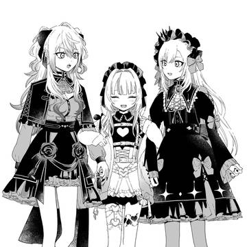 モノクロイラストまとめ