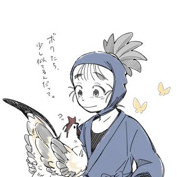 四郎兵衛君と鶏