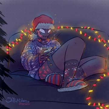 Kinkbiote festive chillin' ✨☕🎄