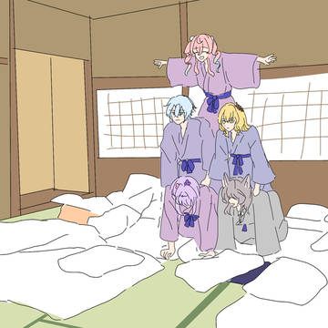 オンパロス組で修学旅行パロ