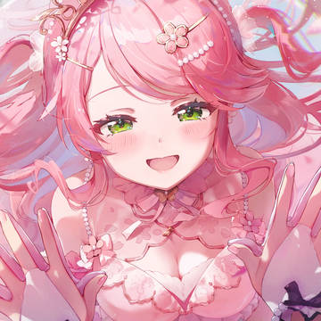 さくらみこ🌸Re:flection【fanart】＋過程