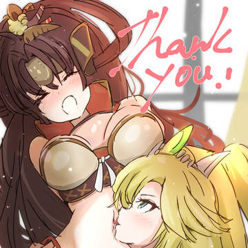 馬姫×甲斐姫　Skeb依頼