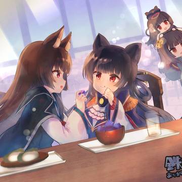 食堂のハチロク🍽️ミヤコちゃん [skeb]