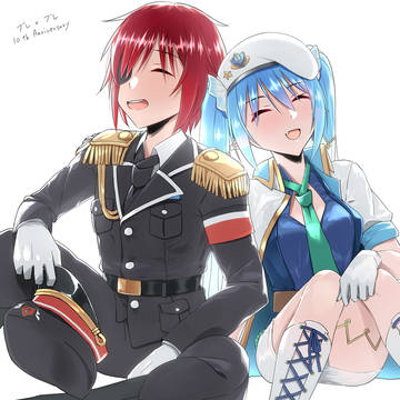 ブレブレ１０周年まとめイラスト
