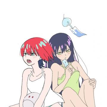最近暑いね