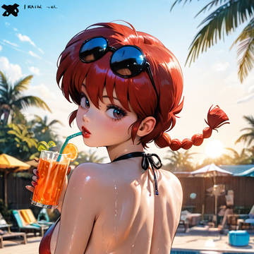 Ranma on poolparty