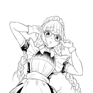 三つ編みちゃん