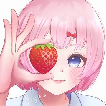 Strawberry eye