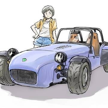 ケータハムセブン（クリスタの練習）