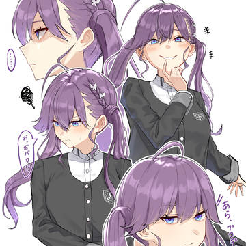 賀陽燐羽の表情妄想