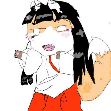 おつねちゃんで絵の練習