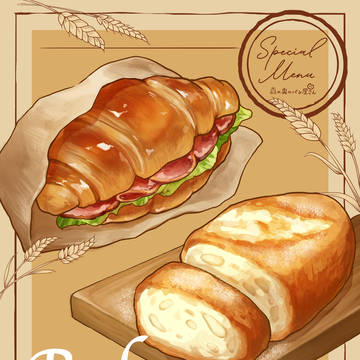 パン屋さんメニュー!