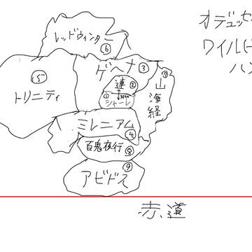 ヤンデレブルアカ内でのキヴォトス略地図(仮)