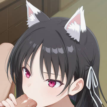 Suzune Horikita x holo - blowjob