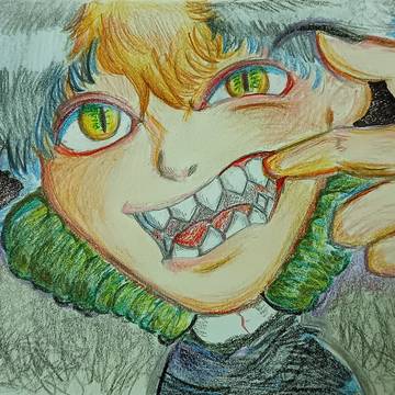 -創作-　ギザギザの歯