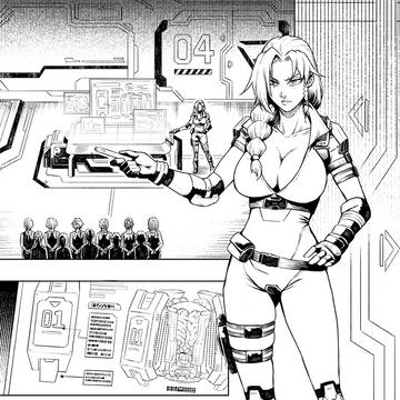 【Skeb】特殊部隊VS暴走警備ロボ