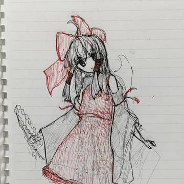 【らくがき】霊夢ちゃん