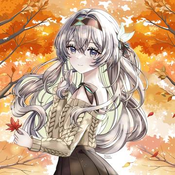 Firefly in autumn breeze