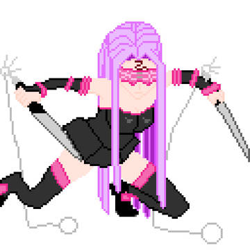 ライダードット絵