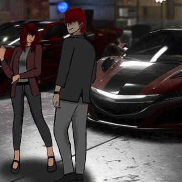 NFS PB創作 2人のNSX