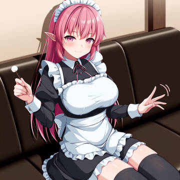 エルフメイドの耳かき