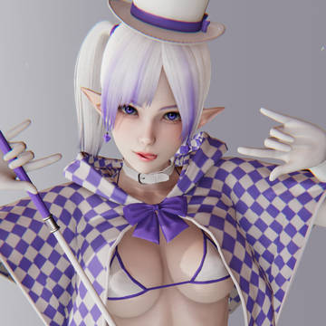 雪精灵魔术师——希尔菈