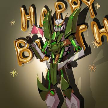 Buyer's OC birthday picture