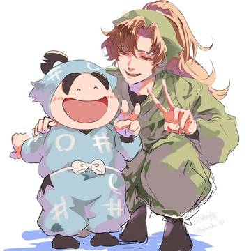 しんべヱと伊作さん　息抜き